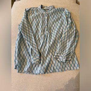Matta NY printed cotton blouse, size medium